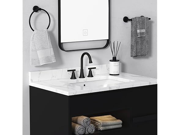 8 Inch 2 Handle Faucet With Pop Up Drain