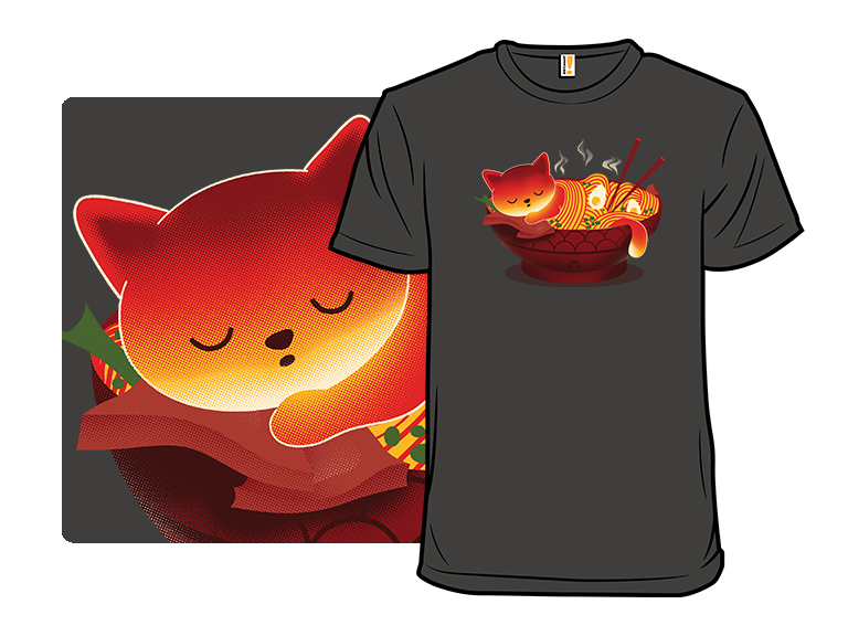 Sleeping Ramen Cat