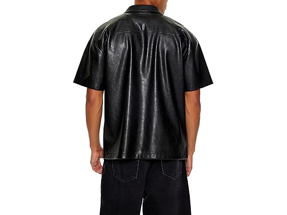Forever 21 Men (M) Faux Leather Shirt