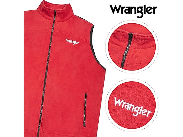 Wrangler Big and Tall Vests for Men