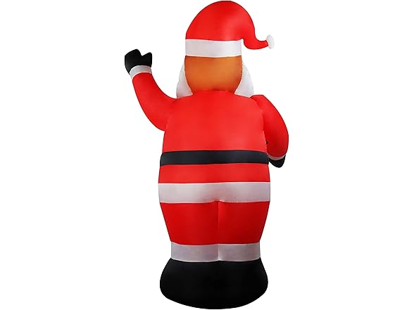 Top Treasures 6 ft Christmas Inflatable Santa Claus