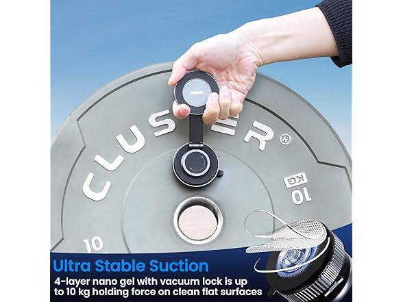 BEEGROW Folding Magnetic Car Phone Holder