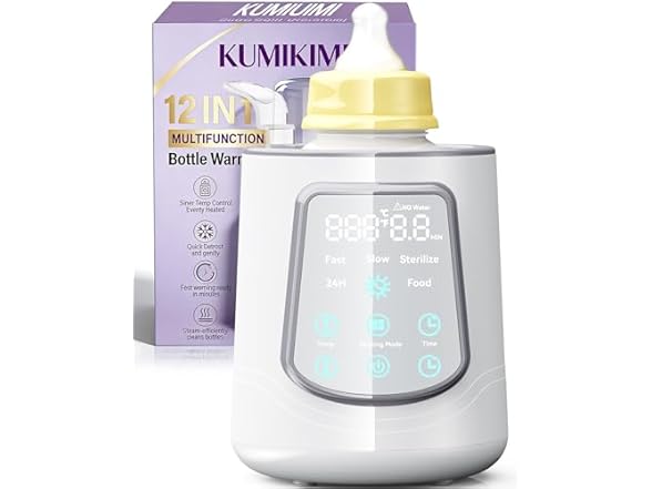 KUMIKIMI Fast 12-in-1 Baby Bottle Warmer