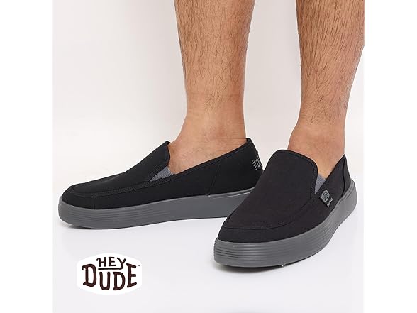 Hey Dude Men's Sunapee Canvas Shoes (40)