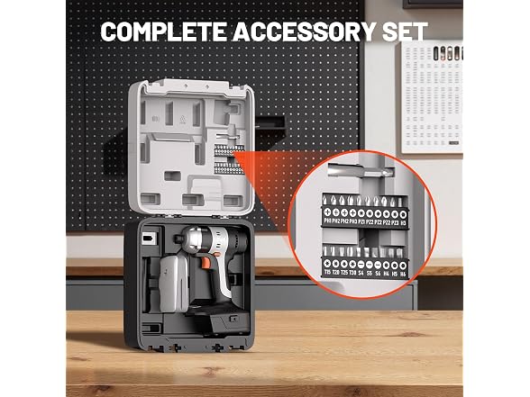 Litheli 20V Cordless Impact Driver Kit