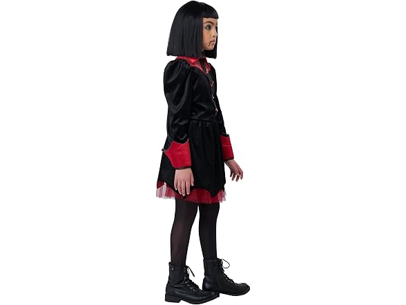 California Costumes, Girls' Gothic Vampiress Dress, Size S