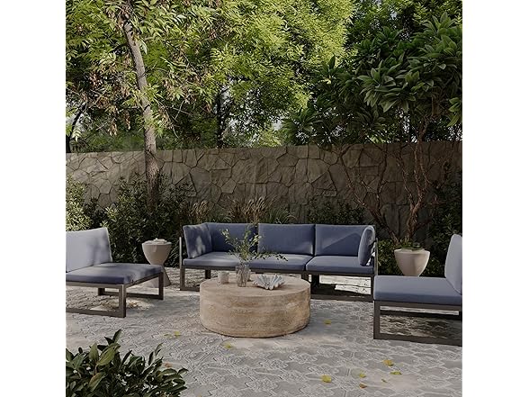 LeisureMod Sandy Coffee Table