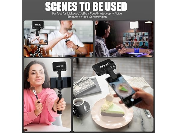 BANSINE USB-Rechargeable LED Selfie Light