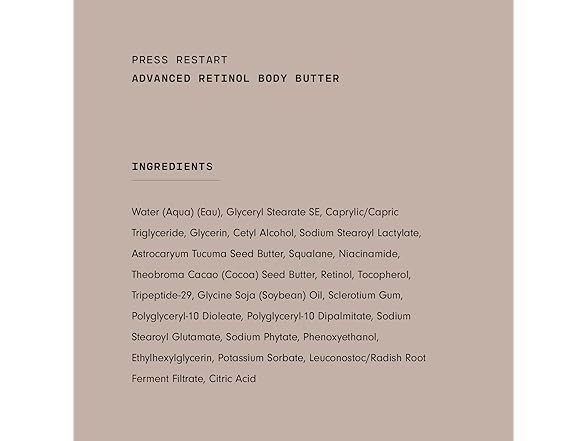 Versed Advanced Retinol Body Butter