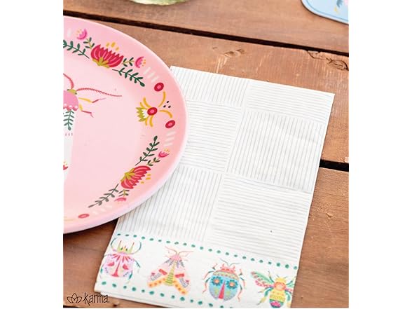 Karma, 20-Count 3-Ply Dinner Size Paper Napkins