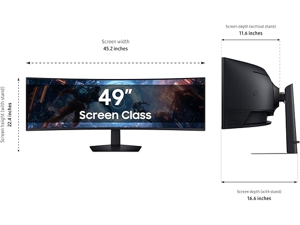 (NEW) Samsung DQHD 49" Odyssey G9 Gaming Monitor