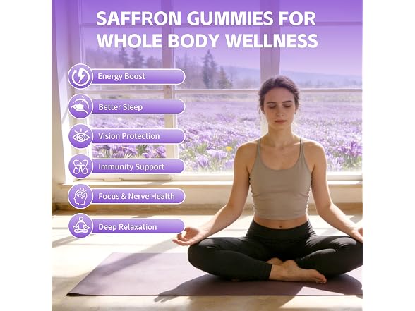 Wordln Saffron Gummies, 60 Count