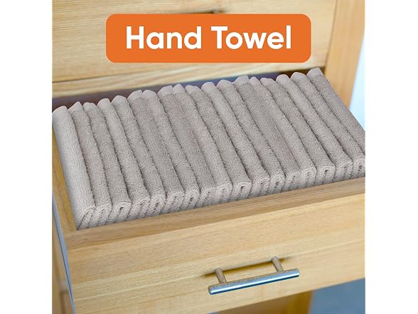 Superio Superio Cotton Terry Washcloths Grey