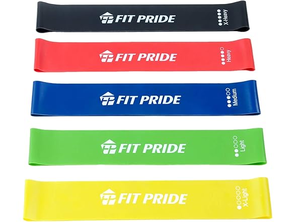 FIT PRIDE Resistance Loop Exercise Bands