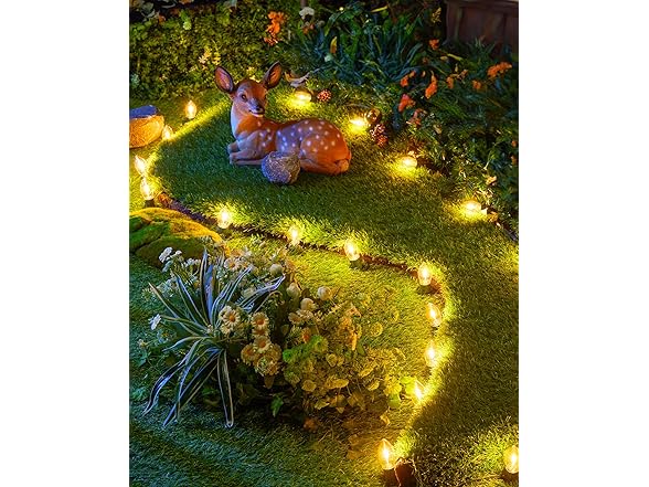 Brightown Vintage C9 Christmas Lights Outdoor, 100Ft 100 LED