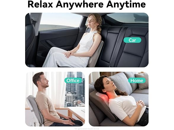 Snailax Back Massager with Heat