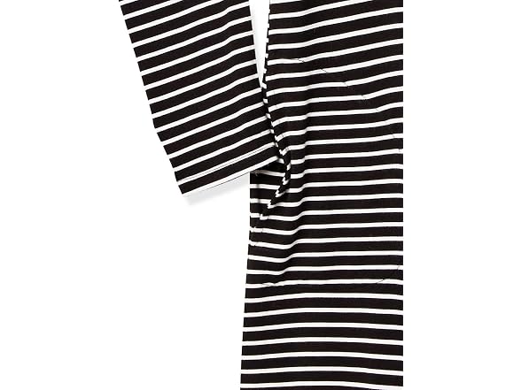 Black White Horizontal Stripe