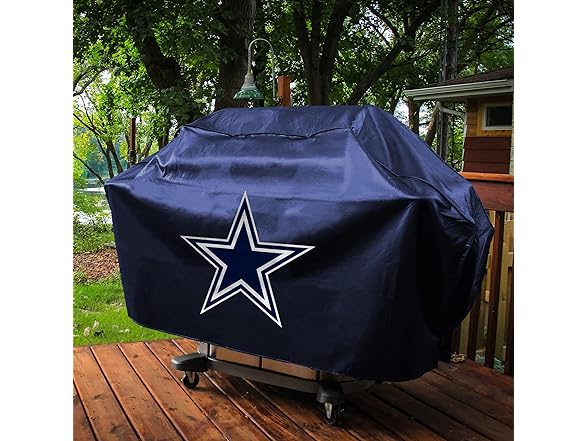 NFL Baltimore Ravens Vinyl Padded Deluxe Grill Cover, 68 x 21 x 35-inches