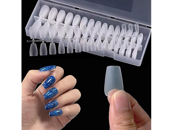 AddFavor Coffin Nail Tips 300pcs
