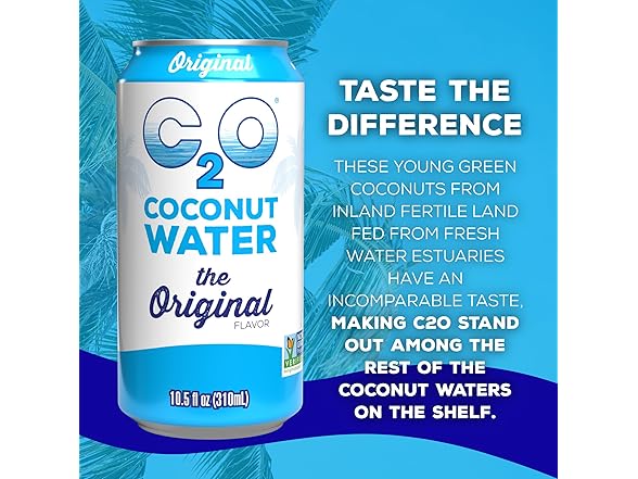 24PK C2O - Coconut Water, The Original Flavor