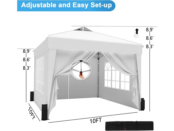 SANWAY 10x10 Pop Up Canopy Tent