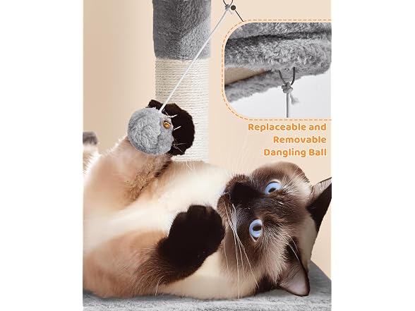 Yaheetech 63in Sturdy Large Cat Tree for Indoor