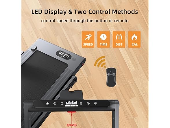 NAYSAYE 2-in-1 Treadmill