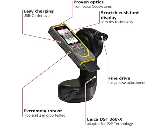 Leica Geosystems 950878 X6 P2P Kit - Range 800ft