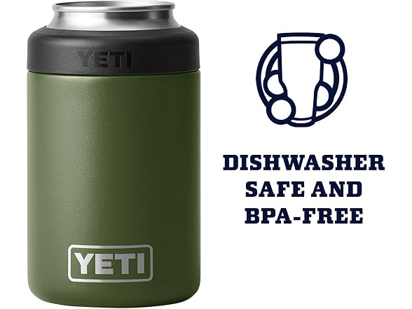 YETI Rambler 12oz Colster Can Insulator, Highlands Olive