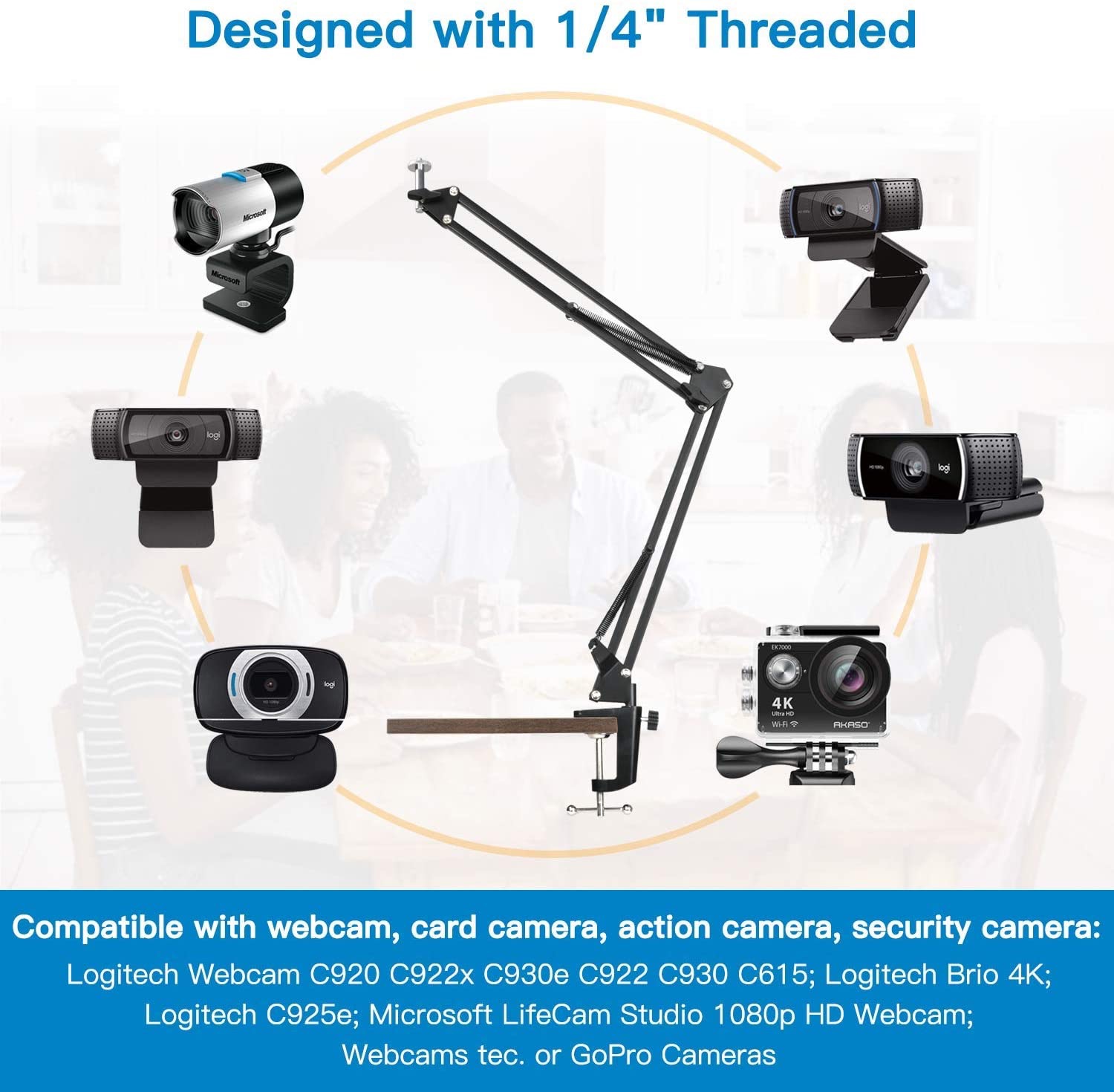 Technical Pro Web Cam Suspension Arm - Gallery 10