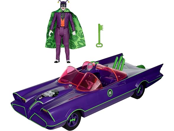 McFarlane Toys - DC Retro Batmobile & The Joker