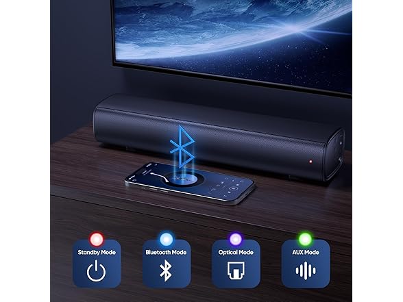 Saiyin Soundbar with 4'' Subwoofers