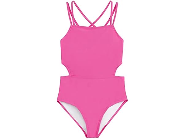 $7.99, Was $26.99, 70% Off! Kanu Surf Girls Beach Girl Sport Cut-out Swimsuit dealfomo