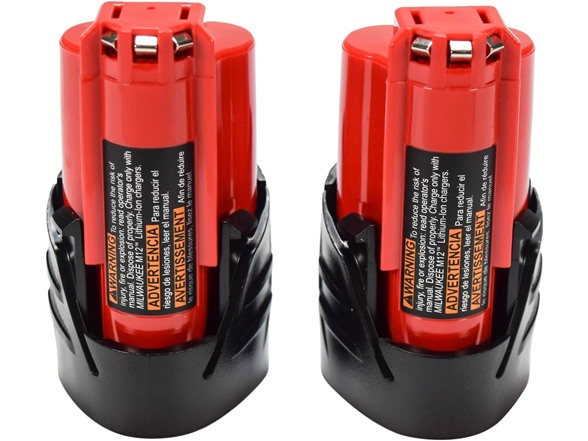 Milwaukee 48-11-2411 M12 1.5Ah Compact Battery 2pk