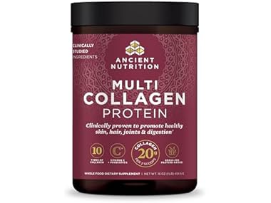 $29.99, Was $44.99, 33% Off! Ancient Nutrition Collagen Powder Protein 16 oz. dealfomo