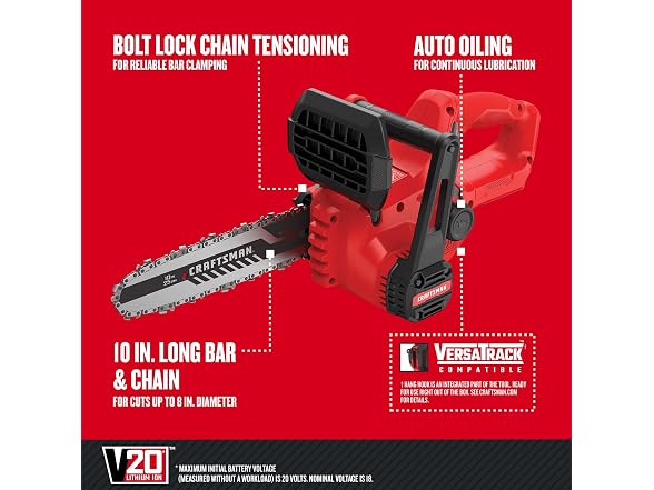 CRAFTSMAN CMCCS610B V20* Cordless 10 in. Chainsaw