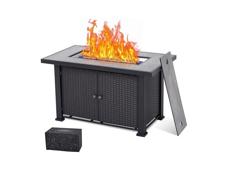 44" Propane Fire Pit Table, 50000BTU