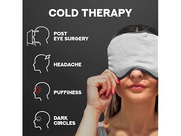 TICLO'S Cooling Gel mask (Black)