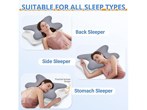 Ehomfory Cervical Neck Pillow