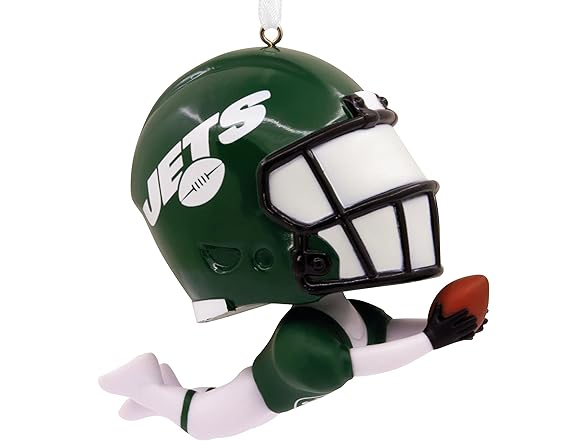 JETS Bouncing Buddy Ornament