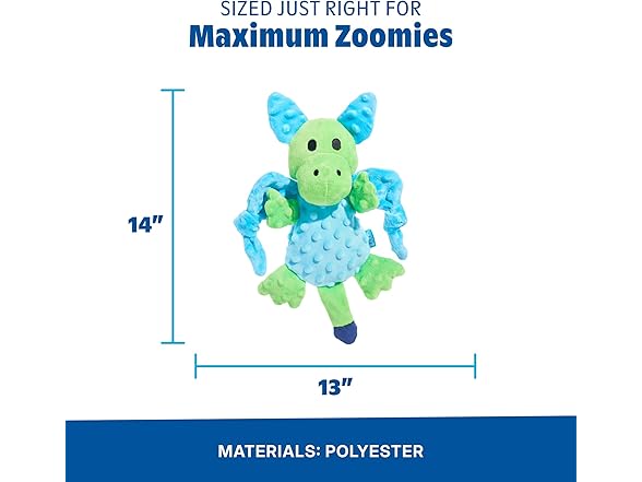 Barkbox Humbert the Dragon Plush Dog Toy