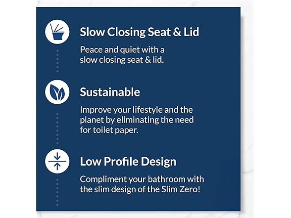 Bio Bidet Slim Zero Non Electric Bidet Toilet Seat
