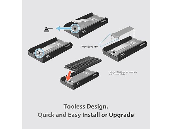 NexStar SX USB-C M.2 NVMe Enclosure