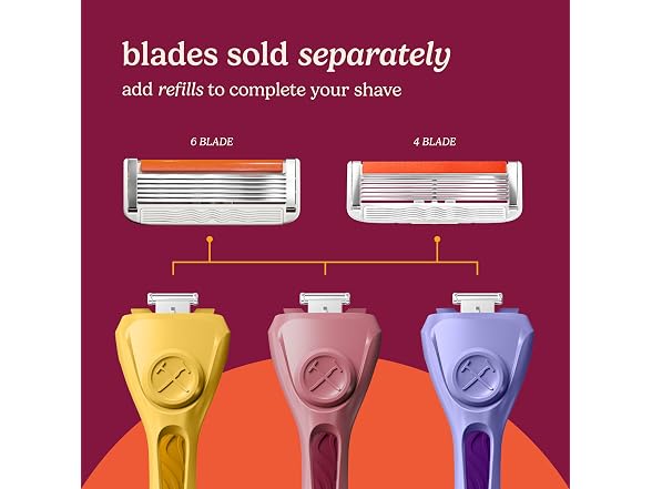 Dollar Shave Club For Women Yellow Replacement