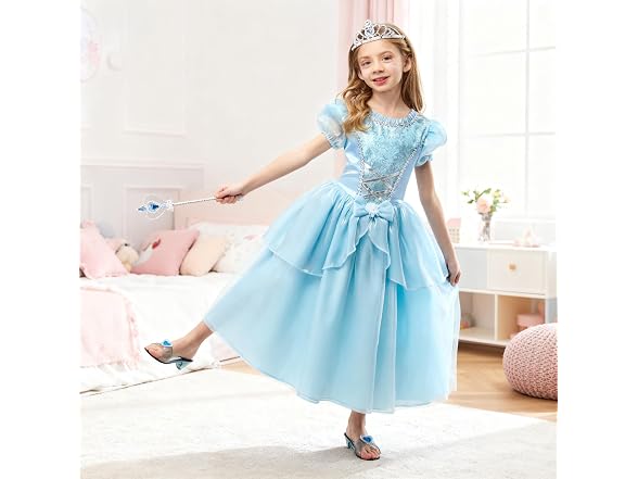 Rubies Blue Princess Costume Dress for Kids, S