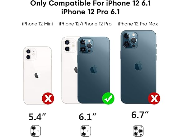 MAXCURY Compatible for iPhone 12, iPhone