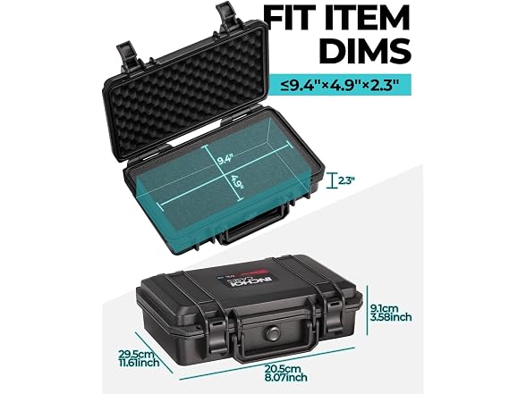 Waterproof Pistol Case 1 Gun