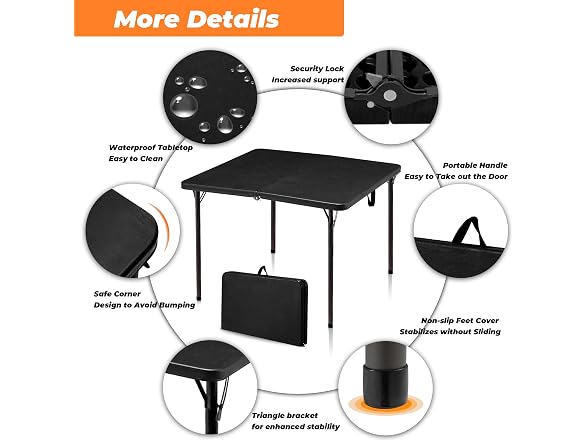 Outspurge 34" Folding Table