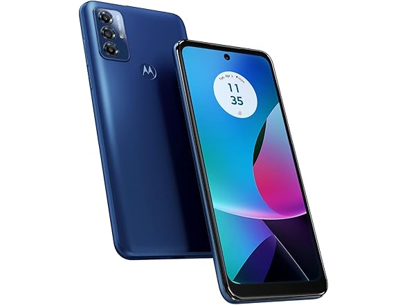 Motorola Moto G Play 2023 3-Day Battery Unlocked Made for US 3/32GB 16MP Camera Navy Blue (Open Box)