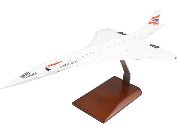 SkyMarks Elite British Airways Concorde 1/100 Scale Model